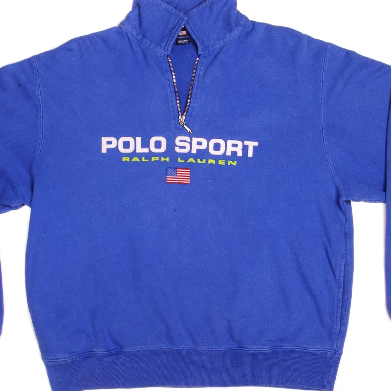 Shop men’s clothing now and enjoy amazing savings.  VINTAGE POLO SPORT RALPH LAUREN QUARTER ZIP SWEATSHIRT 1990s SIZE MEDIUM