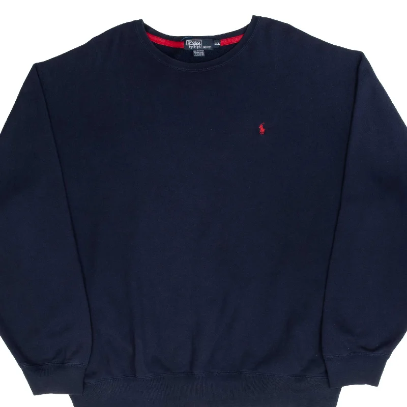 Men’s wardrobe essentials now at unbeatable prices.  VINTAGE RALPH LAUREN NAVY BLUE 1990S CLASSIC CREWNECK SWEATSHIRT 2XL MADE IN USA