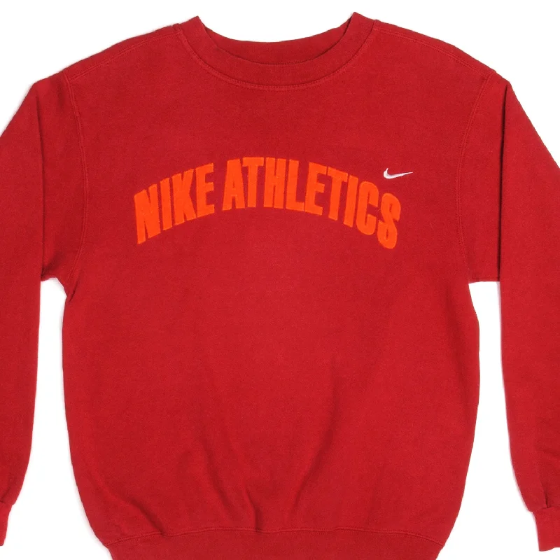 Shop men’s fashion at discount prices and save up to 70%! VINTAGE NIKE ATHLETICS RED SWEATSHIRT LATE 1990s SIZE SMALL MADE IN USA Shop men’s fashion at discount prices and save up to 70%! VINTAGE NIKE ATHLETICS RED SWEATSHIRT LATE 1990s SIZE SMALL MADE IN USA