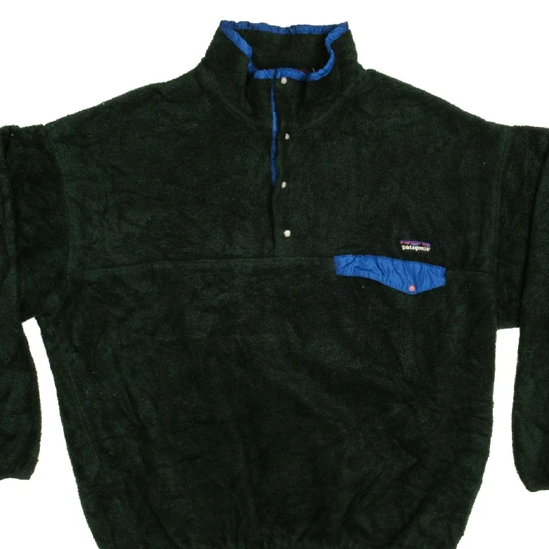 Limited-time promo – up to 70% off on men's essentials.  VINTAGE PATAGONIA SNAP T FLEECE PULLOVER SWEATSHIRT 90S SIZE LARGE MADE IN USA