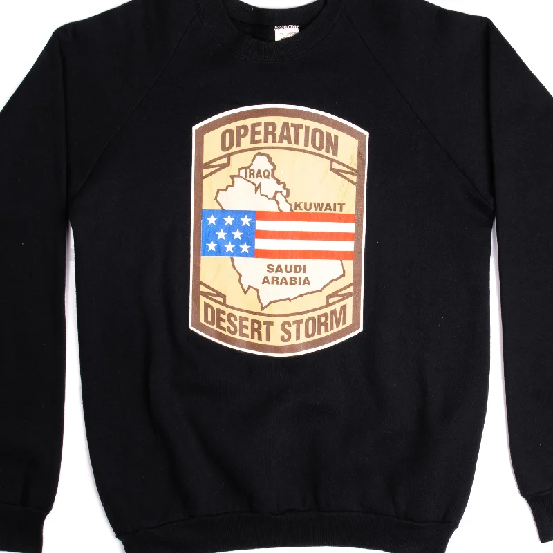 Limited-time offer!  VINTAGE US ARMY DESERT STORM  SWEATSHIRT 1990S SIZE LARGE MADE IN USA