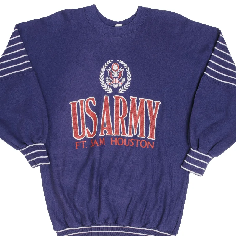 Save more with our buy-more, save-more deals on men’s fashion.  VINTAGE US ARMY FT SAM HOUSTON SWEATSHIRT 1980S SIZE LARGE MADE IN USA