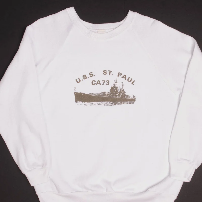 Exclusive clothing deals for customers – Shop today! VINTAGE USN US NAVY USS ST PAUL CA73 1980S SWEATSHIRT SIZE LARGE Exclusive clothing deals for customers – Shop today! VINTAGE USN US NAVY USS ST PAUL CA73 1980S SWEATSHIRT SIZE LARGE