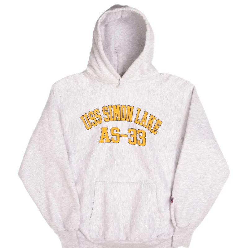 Shop the latest trends in men's clothing at unbeatable prices.  VINTAGE USN USS SIMON LAKE AS33 1990S HOODIE SWEATSHIRT LARGE MADE IN USA