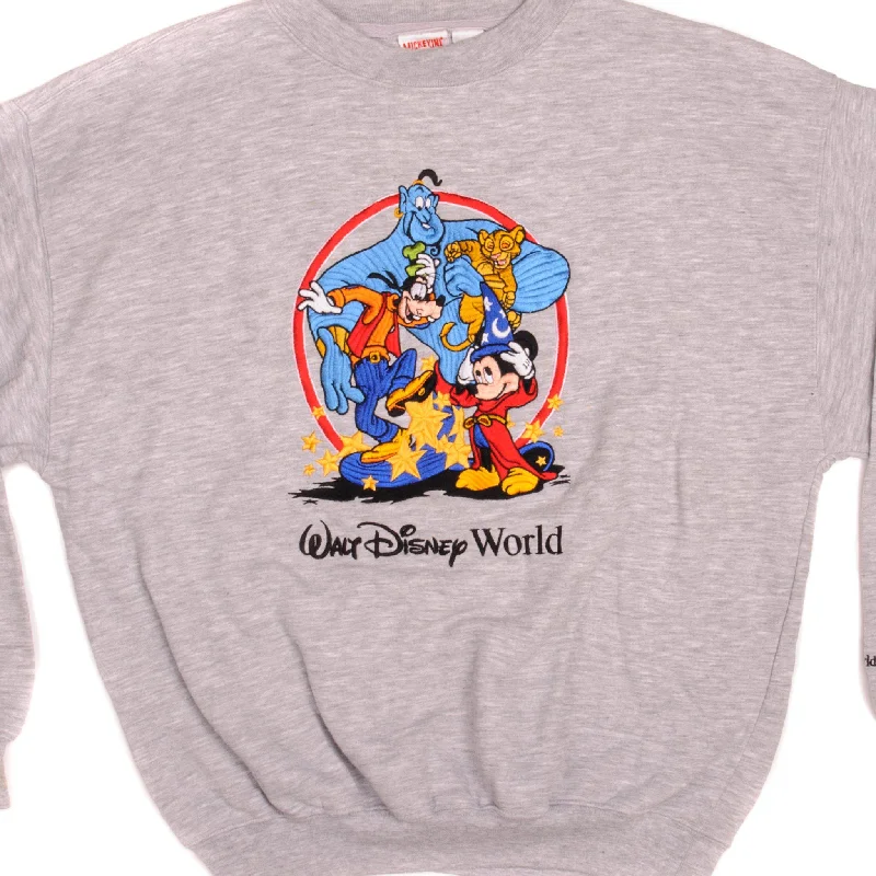 Shop the best clothing sales of the year! VINTAGE WALT DISNEY WORLD ALADDIN SWEATSHIRT 1990s SIZE LARGE Shop the best clothing sales of the year! VINTAGE WALT DISNEY WORLD ALADDIN SWEATSHIRT 1990s SIZE LARGE