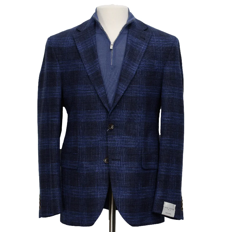 Take advantage of our men’s fashion sale – it’s your time to save! Blue Tonal Plaid Dallas Contemporary Fit Wool-Silk-Cotton Sport Jacket - Jack Victor Take advantage of our men’s fashion sale – it’s your time to save! Blue Tonal Plaid Dallas Contemporary Fit Wool-Silk-Cotton Sport Jacket - Jack Victor