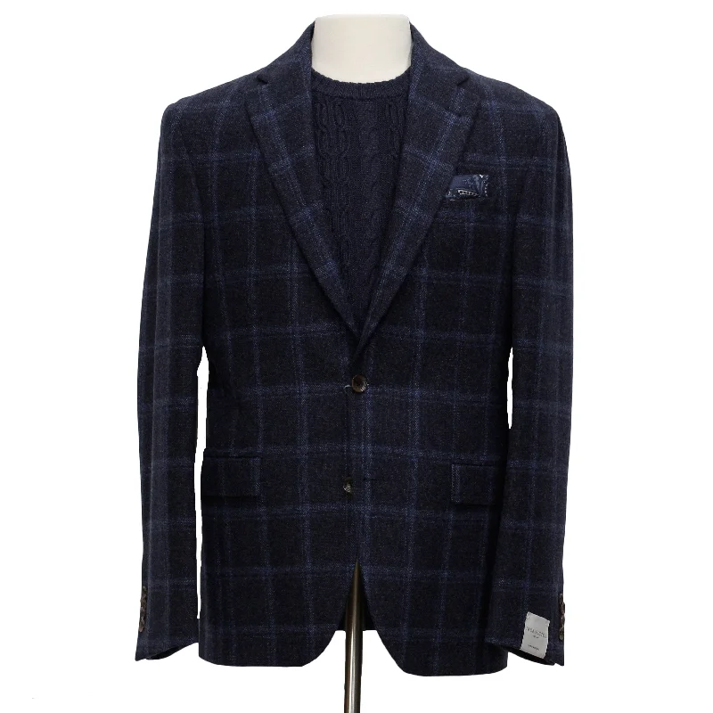 Limited-time offer – Shop top-rated clothing with massive discounts! Midnight Blue Tonal Plaid Midland Contemporary Fit Unconstructed Sport Jacket - Jack Victor Limited-time offer – Shop top-rated clothing with massive discounts! Midnight Blue Tonal Plaid Midland Contemporary Fit Unconstructed Sport Jacket - Jack Victor