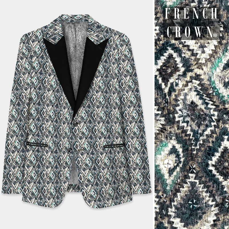 Special offers on the latest clothing collections – Don’t miss out! Abbey Gray And Outer Space Blue Designer Embroidered Peak Collar Tuxedo Blazer Special offers on the latest clothing collections – Don’t miss out! Abbey Gray And Outer Space Blue Designer Embroidered Peak Collar Tuxedo Blazer