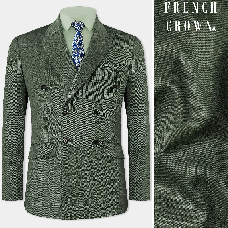 Flash deals on men’s clothing – Grab yours today! Artichoke Green Wool Rich Double Breasted Blazer Flash deals on men’s clothing – Grab yours today! Artichoke Green Wool Rich Double Breasted Blazer