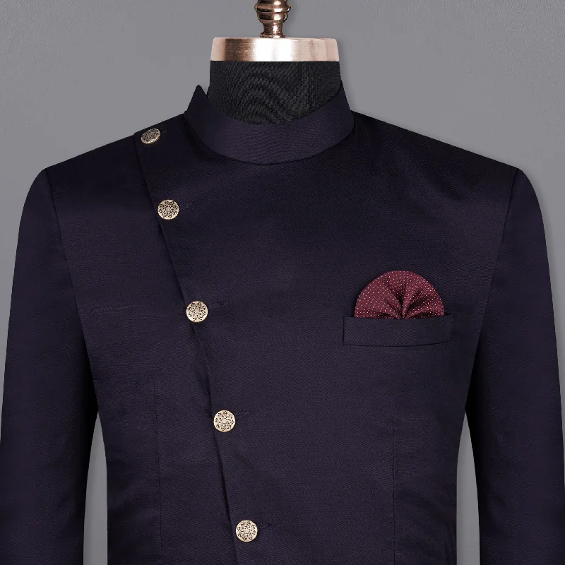Seasonal discounts on stylish clothes – Perfect for any occasion! Baltic Sea Cross Placket Premium Cotton Bandhgala Blazer Seasonal discounts on stylish clothes – Perfect for any occasion! Baltic Sea Cross Placket Premium Cotton Bandhgala Blazer