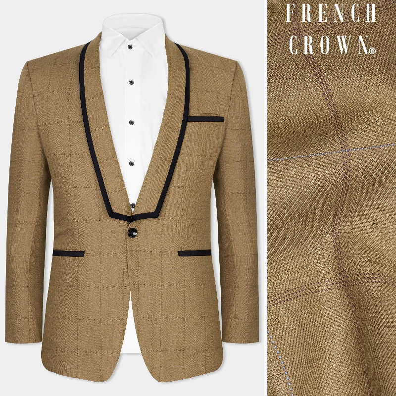Shop now and enjoy massive savings on stylish clothing for all seasons. Barley Brown Windowpane Wool Rich Designer Blazer Shop now and enjoy massive savings on stylish clothing for all seasons. Barley Brown Windowpane Wool Rich Designer Blazer