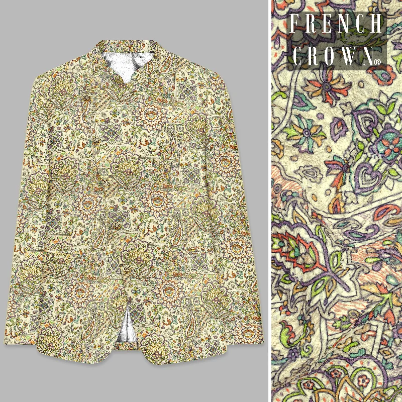 Clearance sale – shop men's clothing at discounted prices! Beryl Green And Faded Purple MultiColour Embroidered Cross Placket Bandhgala Jodhpuri Clearance sale – shop men's clothing at discounted prices! Beryl Green And Faded Purple MultiColour Embroidered Cross Placket Bandhgala Jodhpuri