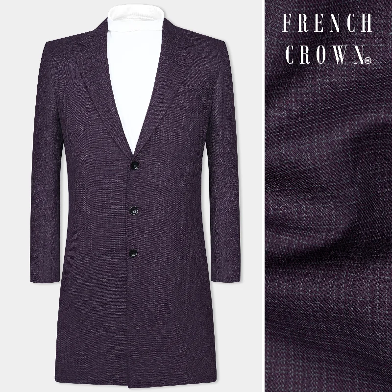 Exclusive discounts on men's fashion – shop today! Blackcurrant Textured Wool Rich Trench Coat Exclusive discounts on men's fashion – shop today! Blackcurrant Textured Wool Rich Trench Coat