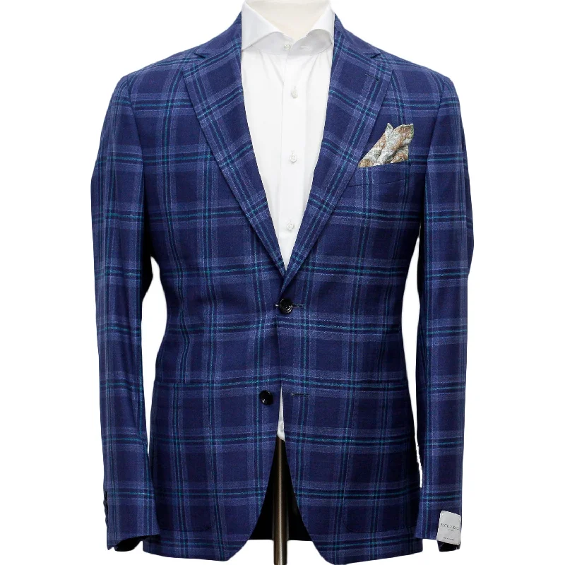 Shop smart, save big – men’s clothing sale on now! Blue Tonal Check Wynn Slim Fit Wool Sport Coat - Jack Victor Shop smart, save big – men’s clothing sale on now! Blue Tonal Check Wynn Slim Fit Wool Sport Coat - Jack Victor