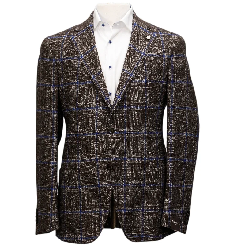 Save on stylish, high-quality clothing for every occasion – Brown Check Luigi Bianchi Mantova - Dream Fit - Loro Piana Alpaca Save on stylish, high-quality clothing for every occasion – Brown Check Luigi Bianchi Mantova - Dream Fit - Loro Piana Alpaca