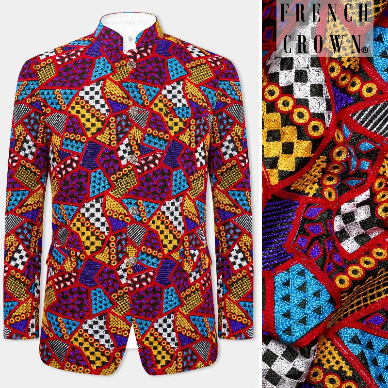 Get the latest styles in clothing – Shop now for unbeatable deals. Canray Orange and Catalina Blue Multicolour Cotton Thread Embroidered Bandhgala Designer Blazer Get the latest styles in clothing – Shop now for unbeatable deals. Canray Orange and Catalina Blue Multicolour Cotton Thread Embroidered Bandhgala Designer Blazer