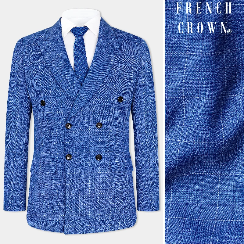 Last chance! Men’s clothing at unbeatable prices. Cobalt Blue Checkered Wool Rich Double Breasted Blazer Last chance! Men’s clothing at unbeatable prices. Cobalt Blue Checkered Wool Rich Double Breasted Blazer