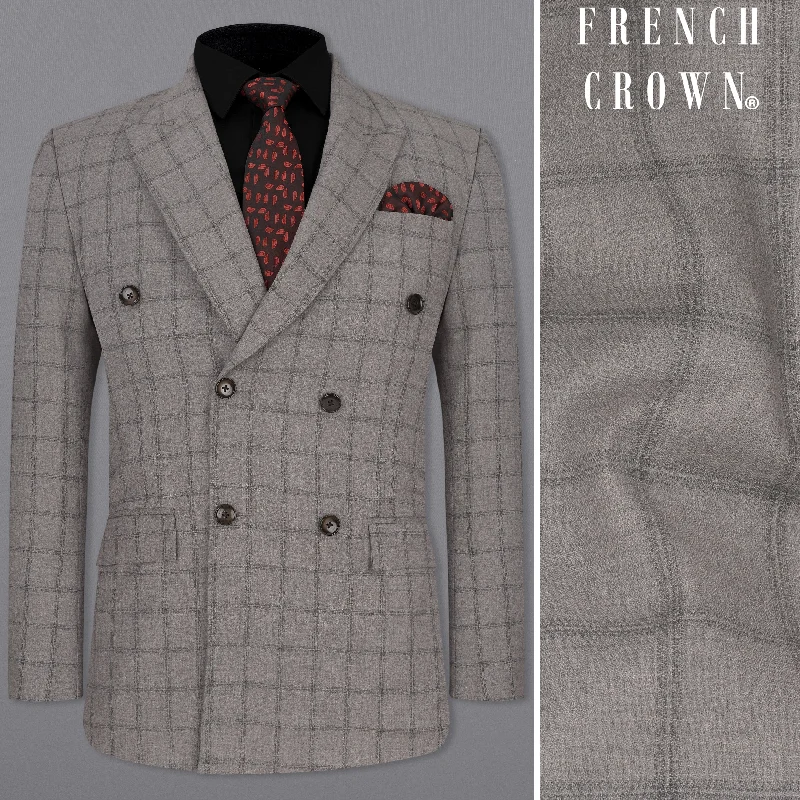 Update your look for less with men’s clothing on sale. Concord Gray Plaid Double Breasted Blazer Update your look for less with men’s clothing on sale. Concord Gray Plaid Double Breasted Blazer
