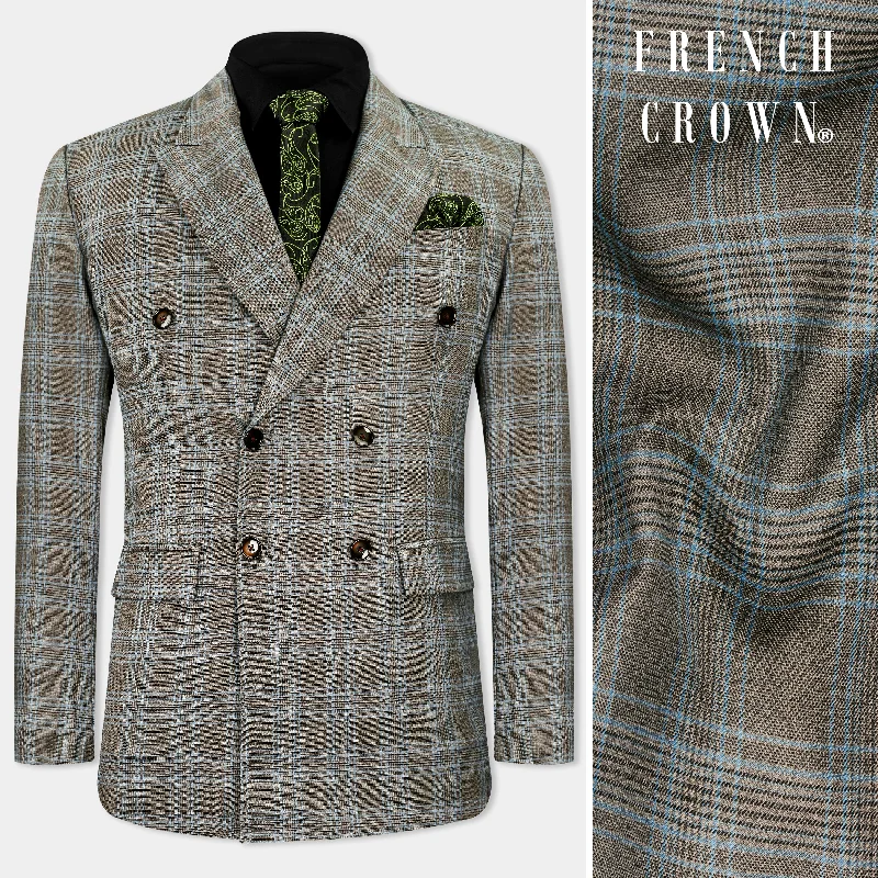 Save on men’s formal wear – perfect for your next event! Dorado Brown with Casper Gray Plaid Wool Rich Double Breasted Blazer Save on men’s formal wear – perfect for your next event! Dorado Brown with Casper Gray Plaid Wool Rich Double Breasted Blazer