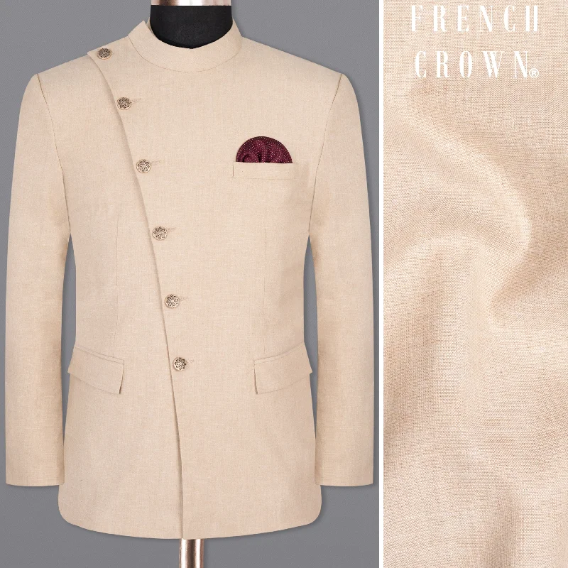 Shop men’s fashion at discount prices and save up to 70%! Dust Storm Cross Placket Bandhgala luxurious Linen Blazer Shop men’s fashion at discount prices and save up to 70%! Dust Storm Cross Placket Bandhgala luxurious Linen Blazer