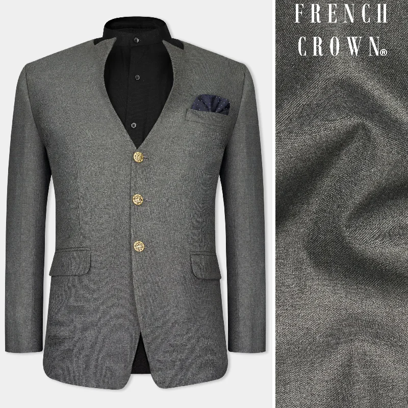 Flash sale: Save big on men's clothing this weekend! Fuscous Gray Wool Rich Single Breasted Designer Blazer Flash sale: Save big on men's clothing this weekend! Fuscous Gray Wool Rich Single Breasted Designer Blazer