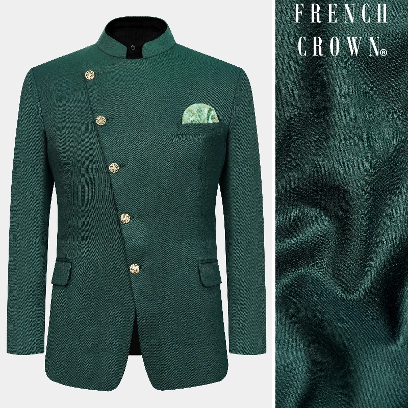 Refresh your wardrobe with the best deals on men's fashion. Gable Green Cross Placket Wool Rich Bandhgala Blazer Refresh your wardrobe with the best deals on men's fashion. Gable Green Cross Placket Wool Rich Bandhgala Blazer