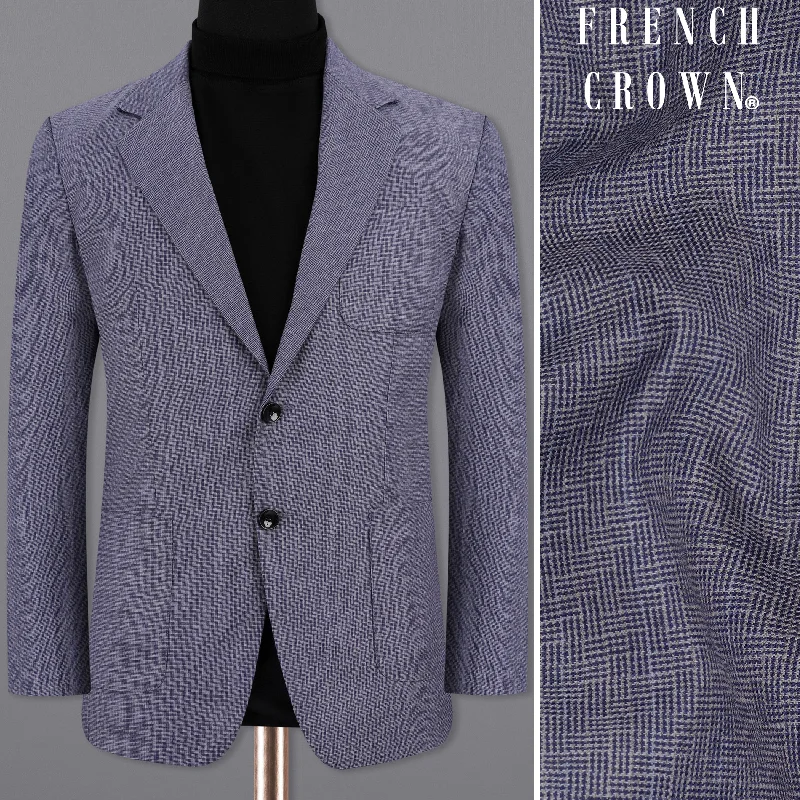 Exclusive offers on the latest clothing styles for men .  Gun Powder Blue Single Breasted Sports Blazer
