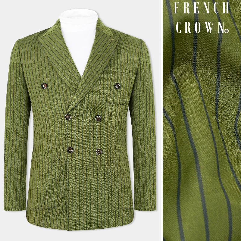 Massive markdowns on clothing items you love – Hurry before they’re gone! Hemlock Green Striped Double Breasted Sports Blazer Massive markdowns on clothing items you love – Hurry before they’re gone! Hemlock Green Striped Double Breasted Sports Blazer