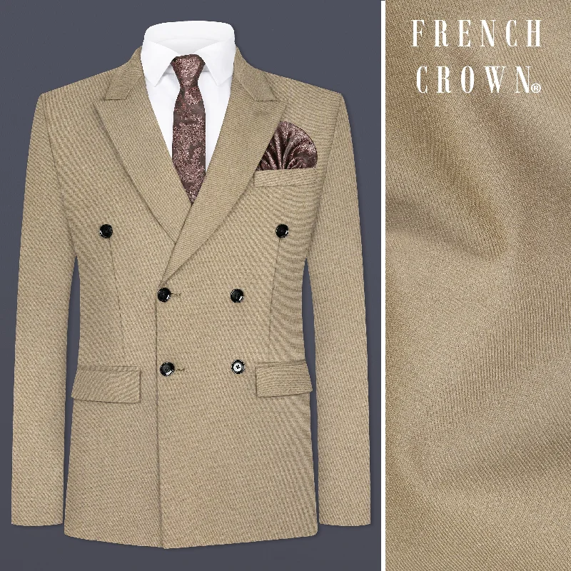 Shop stylish, comfortable men’s clothing at discounted prices.  Hillary Cream Solid Wool Blend Double Breasted Blazer
