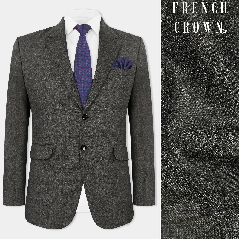 Shop men’s and women’s fashion at unbeatable prices today! Iridium Dark Gray Single-Breasted Blazer Shop men’s and women’s fashion at unbeatable prices today! Iridium Dark Gray Single-Breasted Blazer