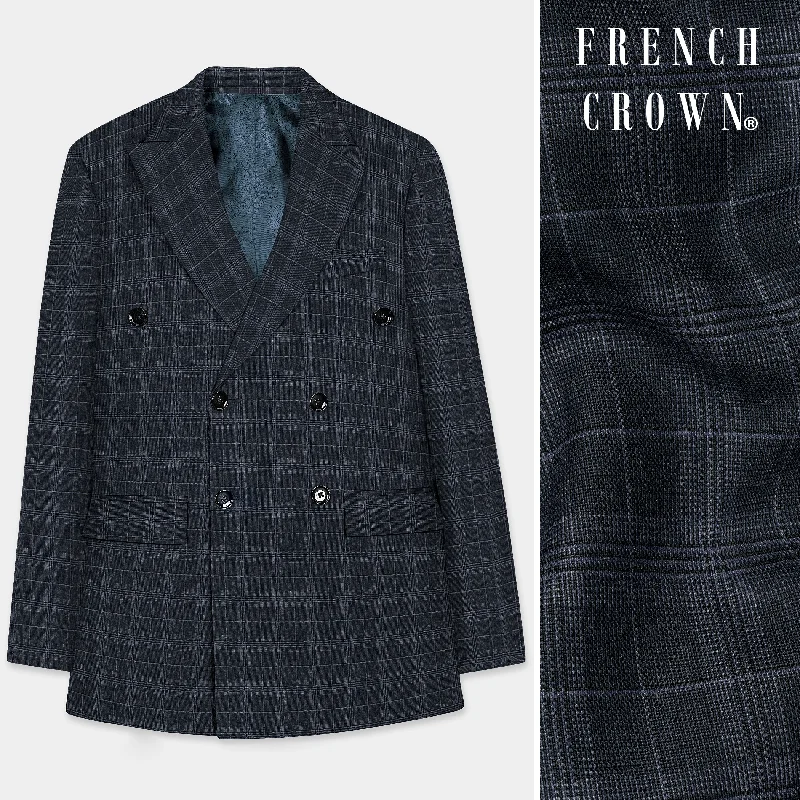 Save on trendy clothing for every season –Shoppers get exclusive deals. Iridium Dark Gray With Mobster Gray Plaid Wool Rich Double Breasted Blazer Save on trendy clothing for every season –Shoppers get exclusive deals. Iridium Dark Gray With Mobster Gray Plaid Wool Rich Double Breasted Blazer