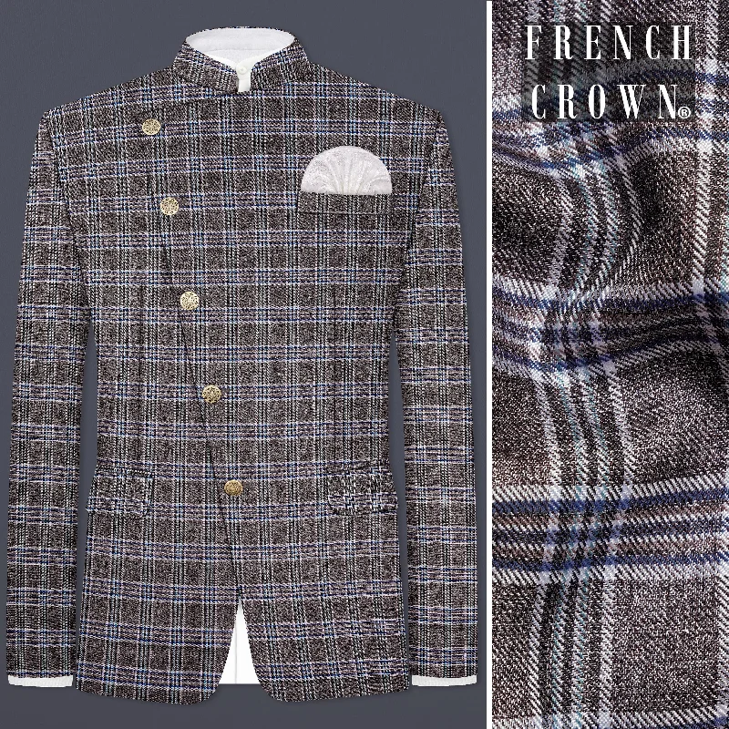 Shop the essentials – men’s wardrobe must-haves on sale. Ironside Grey Plaid Wool Blend Cross Placket Bandhgala Blazer Shop the essentials – men’s wardrobe must-haves on sale. Ironside Grey Plaid Wool Blend Cross Placket Bandhgala Blazer