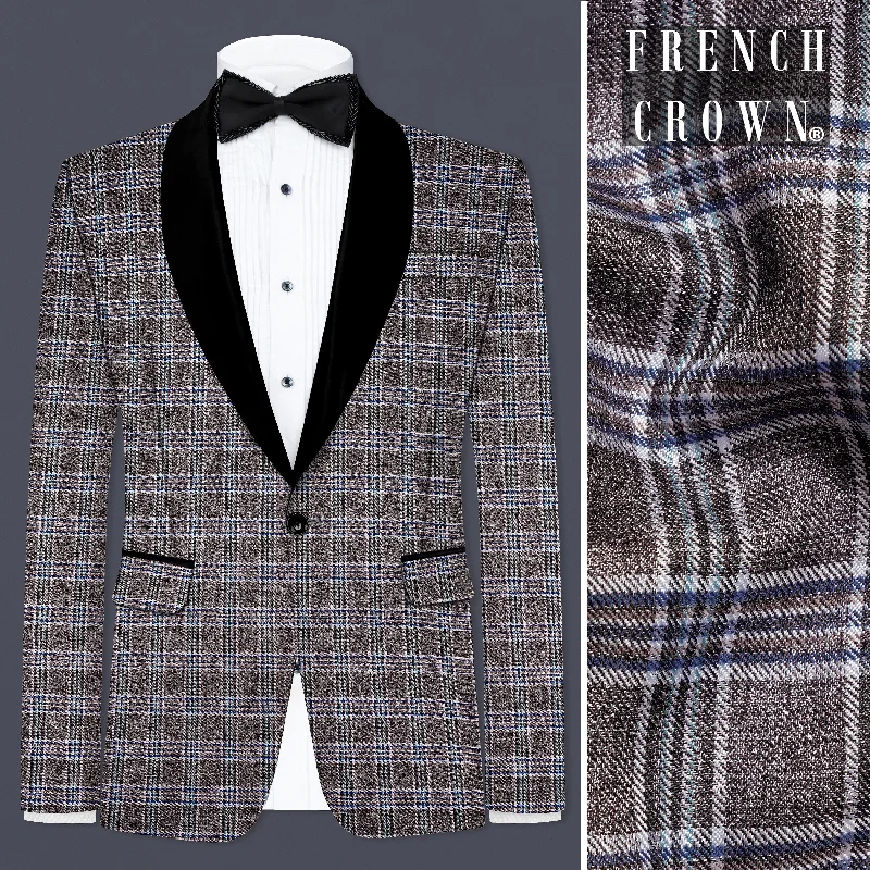 Shop fashion favorites at discounted prices – Limited time offer. Ironside Grey Plaid Wool Blend Tuxedo Blazer Shop fashion favorites at discounted prices – Limited time offer. Ironside Grey Plaid Wool Blend Tuxedo Blazer