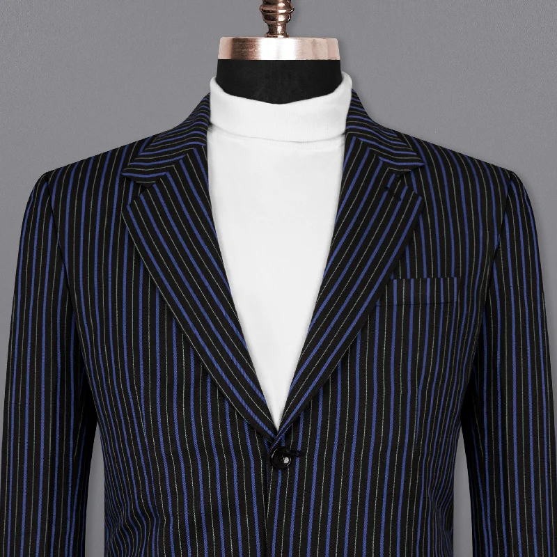 Take advantage of our men’s fashion sale – it’s your time to save! Jade Black and Mariner Blue Striped Woolrich Blazer Take advantage of our men’s fashion sale – it’s your time to save! Jade Black and Mariner Blue Striped Woolrich Blazer
