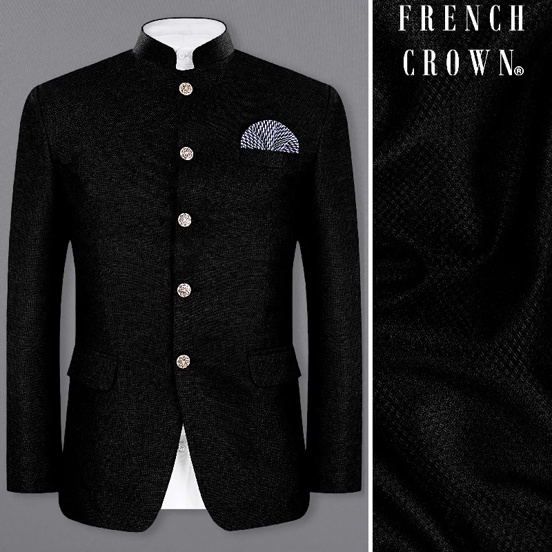 Shop the latest seasonal clothing sale – Big savings on stylish outfits. Jade Black Diamond Textured Bandhgala/Mandarin Blazer Shop the latest seasonal clothing sale – Big savings on stylish outfits. Jade Black Diamond Textured Bandhgala/Mandarin Blazer