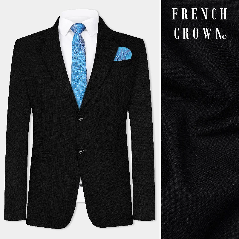 Flash sale: Men’s clothing essentials at irresistible prices! Jade Black Solid Tweed Blazer Flash sale: Men’s clothing essentials at irresistible prices! Jade Black Solid Tweed Blazer