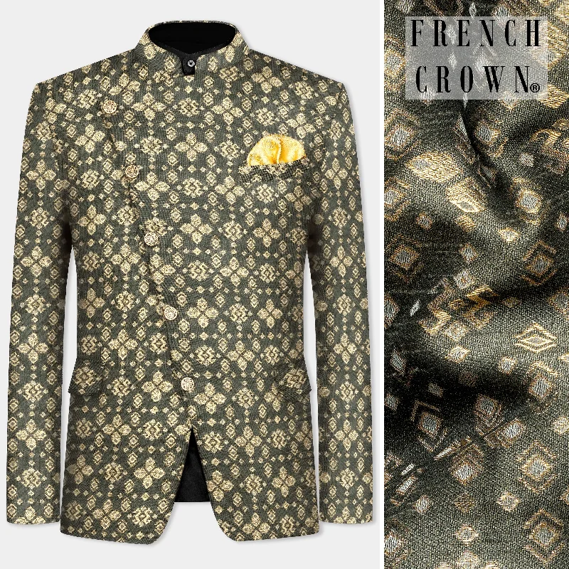 Shop online now for exclusive savings on men’s clothing. Kelp Green and Fawn Brown Jacquard Weave Cross Placket Bandhgala Jodhpuri Shop online now for exclusive savings on men’s clothing. Kelp Green and Fawn Brown Jacquard Weave Cross Placket Bandhgala Jodhpuri