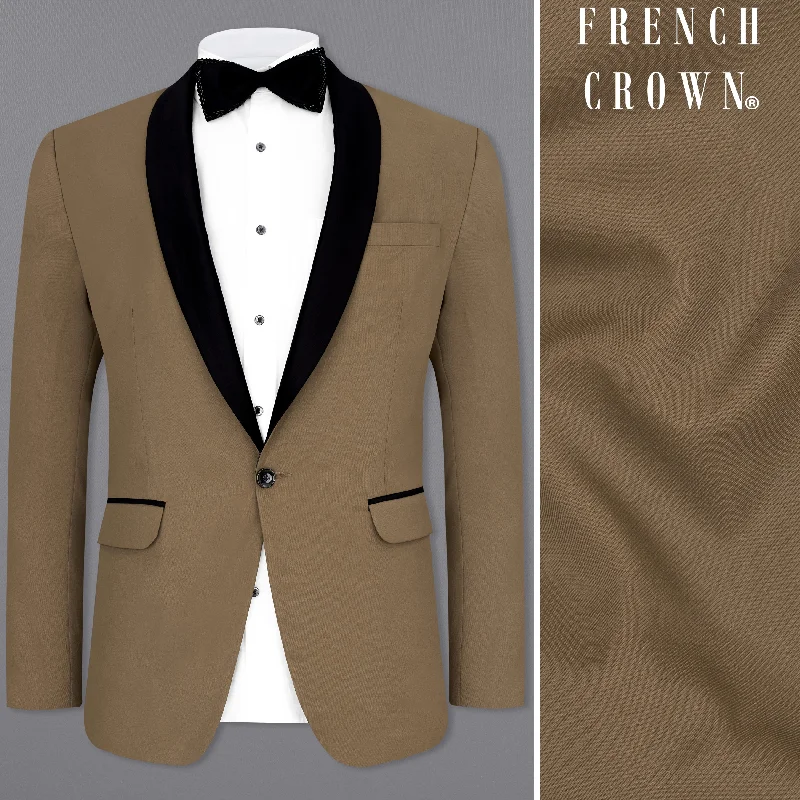 Best deals fashion – Don’t miss the latest clothing discounts. Khaki Brown Tuxedo Blazer Best deals fashion – Don’t miss the latest clothing discounts. Khaki Brown Tuxedo Blazer