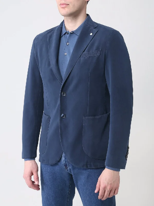 Fresh clothing styles are here – Shop now for exclusive discounts! L.B.M 1911 - Blue Cotton Cashmere Unconstructed Sport Coat Fresh clothing styles are here – Shop now for exclusive discounts! L.B.M 1911 - Blue Cotton Cashmere Unconstructed Sport Coat