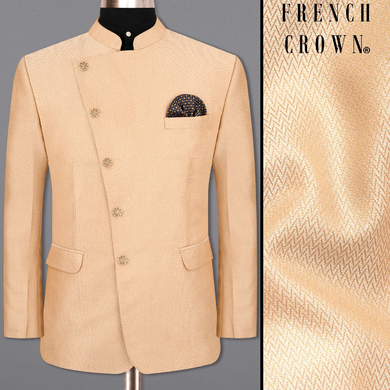 Shop now for affordable fashion – Enjoy free shipping on clothing orders. Maize Chevron Textured Cross Placket Bandhgala Designer Blazer Shop now for affordable fashion – Enjoy free shipping on clothing orders. Maize Chevron Textured Cross Placket Bandhgala Designer Blazer