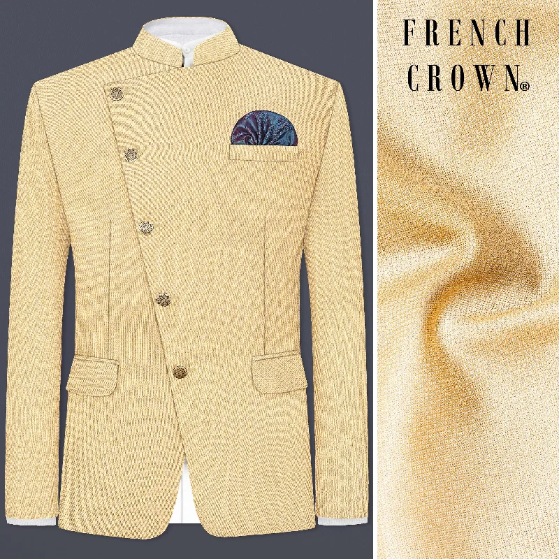 Shop men’s clothing for all seasons – Save big today! Marzipan Cream Textured Wool Blend Cross Placket Bandhgala Blazer Shop men’s clothing for all seasons – Save big today! Marzipan Cream Textured Wool Blend Cross Placket Bandhgala Blazer