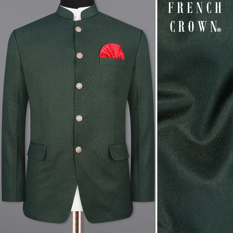 Shop affordable clothing for men – Up to 60% off! Mine Shaft Green Bandhgala Blazer Shop affordable clothing for men – Up to 60% off! Mine Shaft Green Bandhgala Blazer