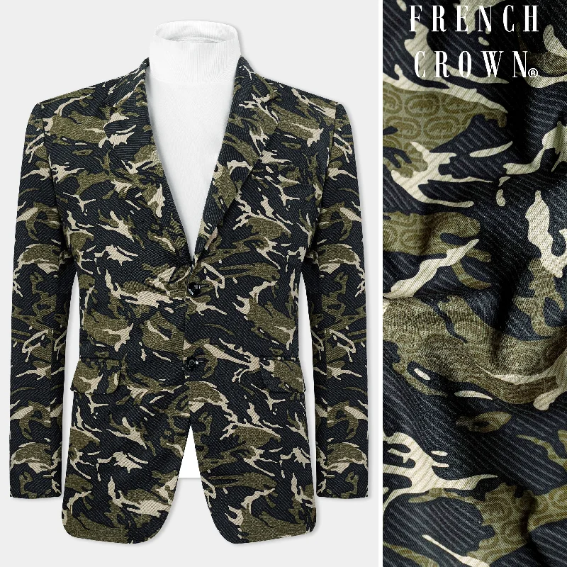 Save more with our buy-more, save-more deals on men’s fashion. Mirage Black and Sage Green Printed Premium Cotton Single-Breasted Blazer Save more with our buy-more, save-more deals on men’s fashion. Mirage Black and Sage Green Printed Premium Cotton Single-Breasted Blazer
