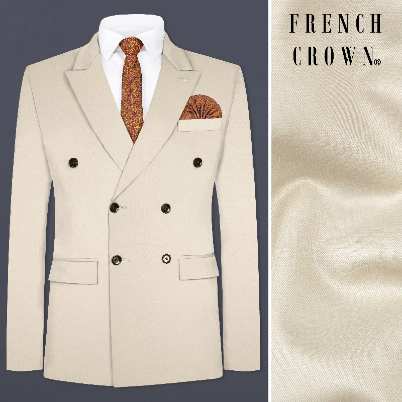Shop our men's clothing collection for the best prices of the season. Moon Mist Cream Solid Wool Blend Double Breasted Blazer Shop our men's clothing collection for the best prices of the season. Moon Mist Cream Solid Wool Blend Double Breasted Blazer