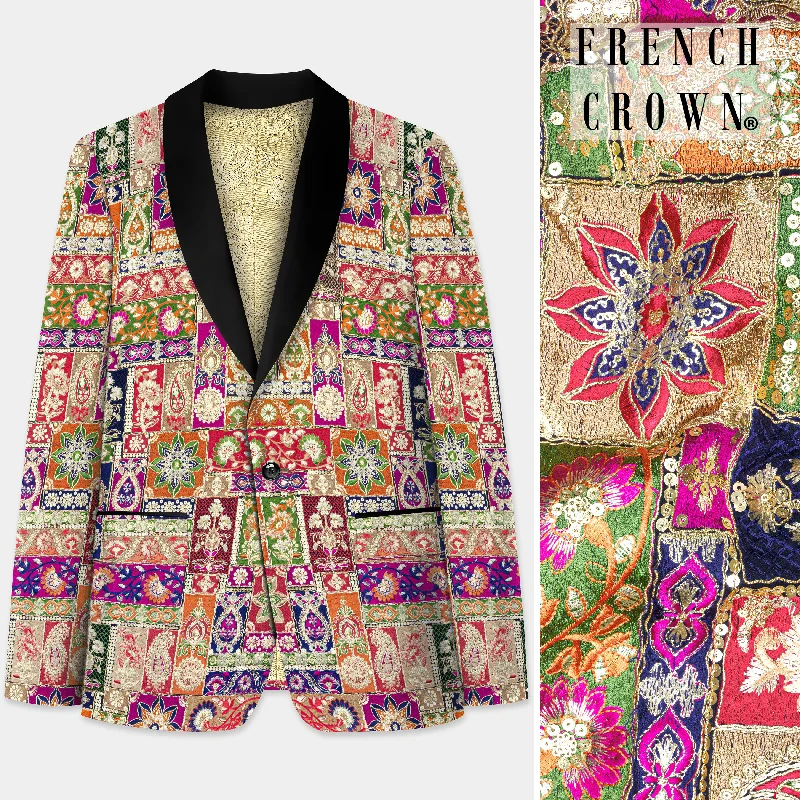 Find your perfect fit at the best prices – Clothing deals now on sale. Multicolor Sequin and Heavy Embroidered Thread Work Tuxedo Blazer Find your perfect fit at the best prices – Clothing deals now on sale. Multicolor Sequin and Heavy Embroidered Thread Work Tuxedo Blazer