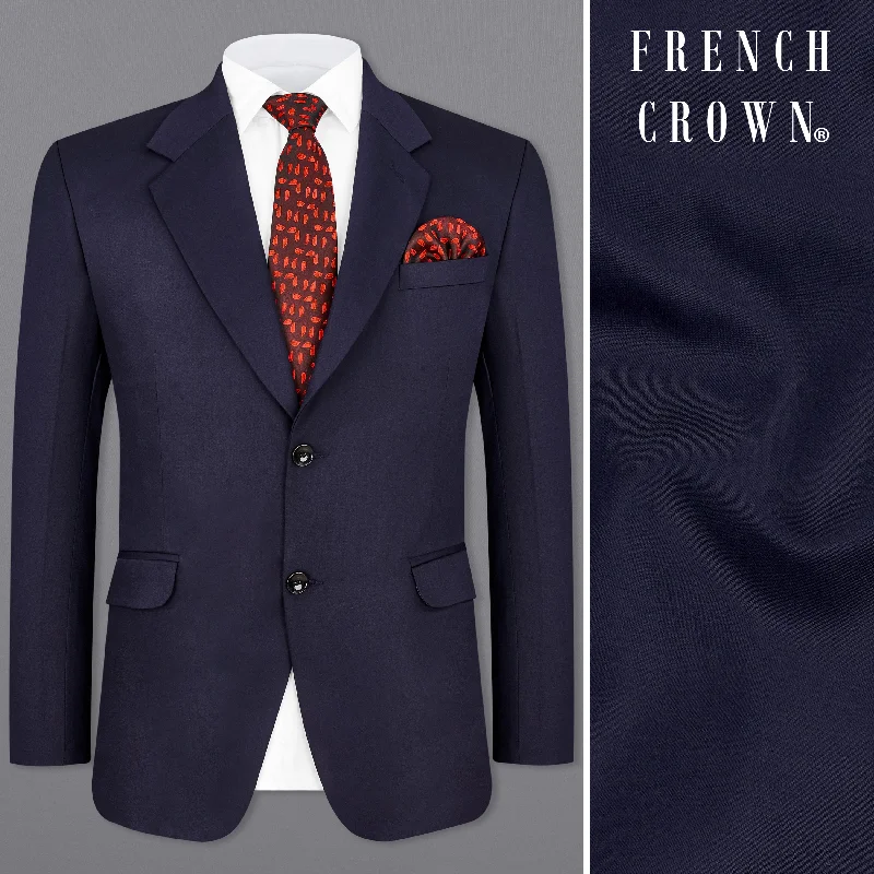End-of-season sale – men’s clothing essentials up to 60% off! Navy Subtle Sheen Wool Blend Blazer End-of-season sale – men’s clothing essentials up to 60% off! Navy Subtle Sheen Wool Blend Blazer