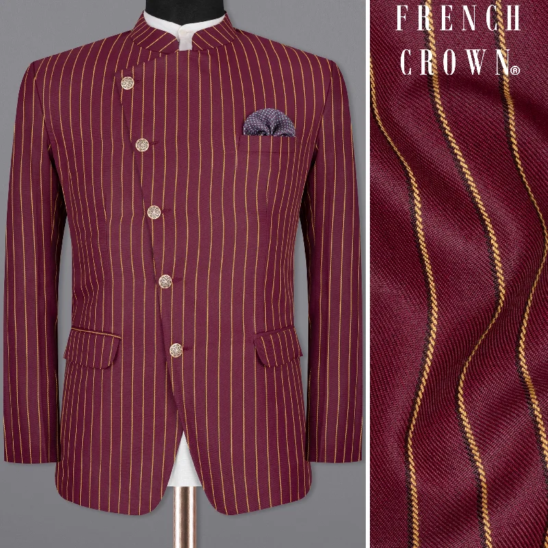 Get men’s fashion for less – shop the best deals of the year. Paprika Maroon Striped Cross Placket Wool Rich Bandhgala Blazer Get men’s fashion for less – shop the best deals of the year. Paprika Maroon Striped Cross Placket Wool Rich Bandhgala Blazer