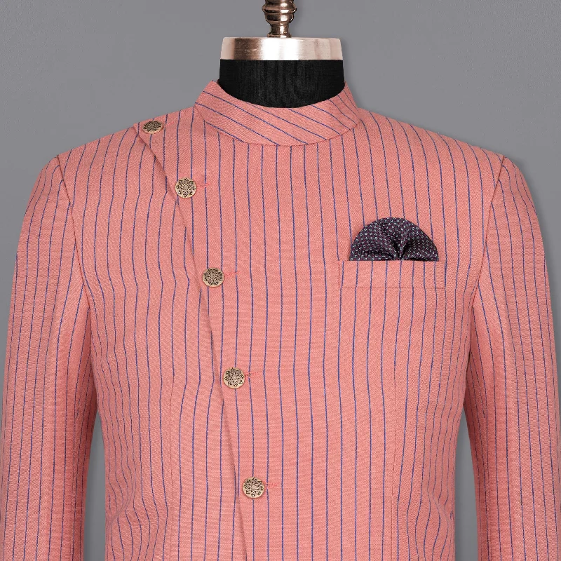 Save big on men’s casual wear – today only! Petite Orchid Striped Wool Rich Cross Placket Bandhgala Blazer Save big on men’s casual wear – today only! Petite Orchid Striped Wool Rich Cross Placket Bandhgala Blazer