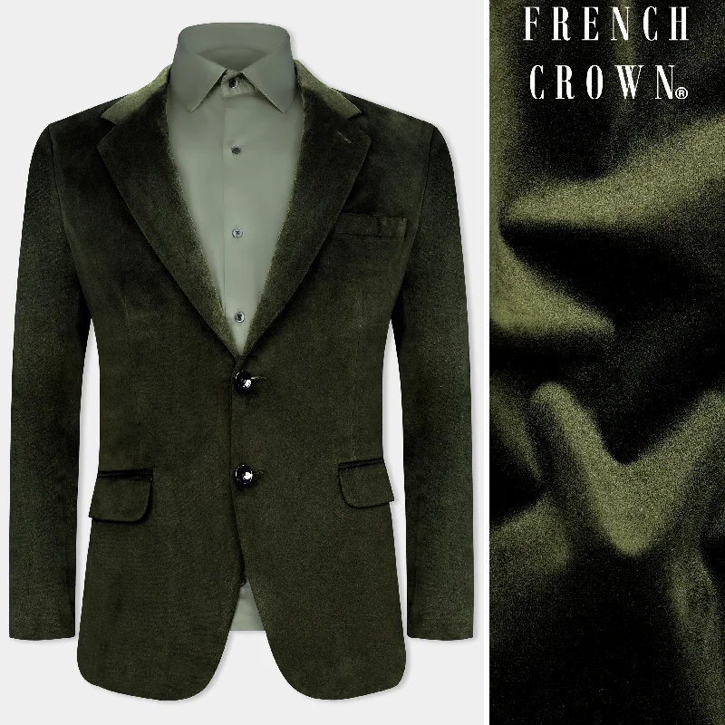 Shop the best clothing sales of the year! Rangoon Green Single Breasted Velvet Blazer Shop the best clothing sales of the year! Rangoon Green Single Breasted Velvet Blazer