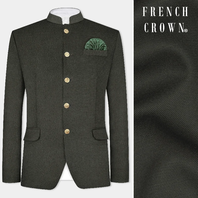 Shop our men's clothing collection for the best prices of the season. Rangoon Green Wool Blend Bandhgala Blazer Shop our men's clothing collection for the best prices of the season. Rangoon Green Wool Blend Bandhgala Blazer